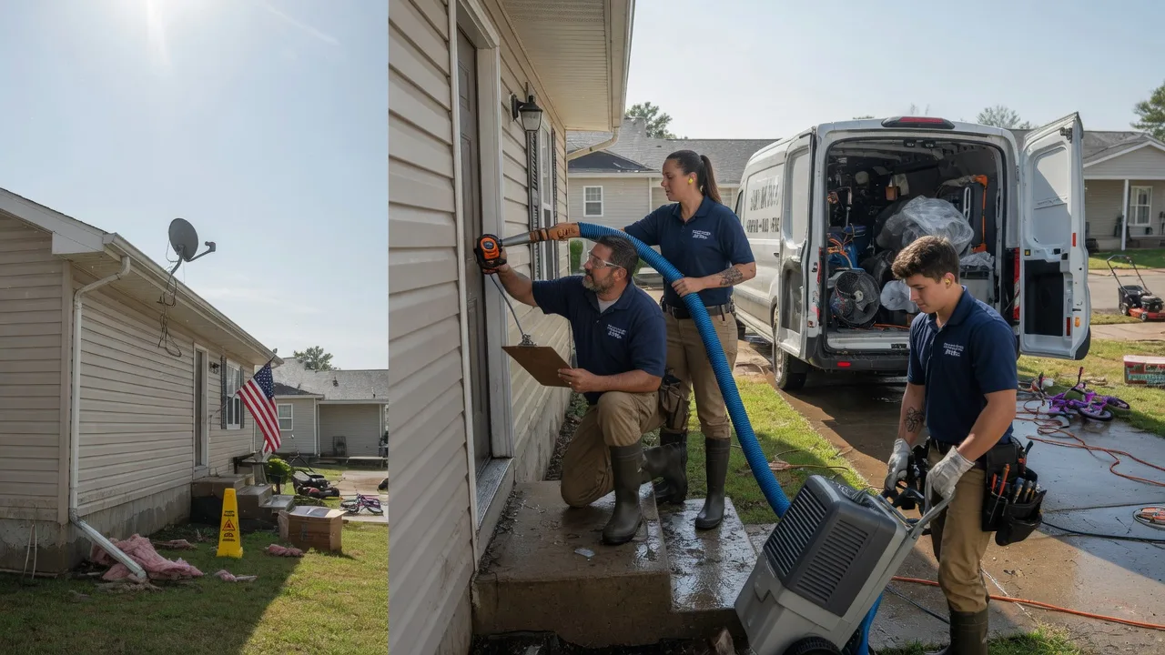 Ceiling Water Damage Restoration in Amelia, OH near me